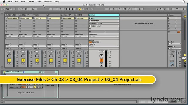 3.4 - Combining Follow Actions and dummy clips to create playable effects
