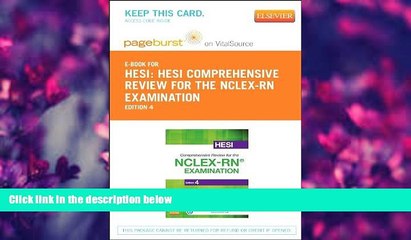 READ book HESI Comprehensive Review for the NCLEX-RN Examination - Elsevier eBook on VitalSource