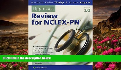 DOWNLOAD EBOOK Lippincott s Review for NCLEX-PN (Lippincott s State Board Review for Nclex-Pn)