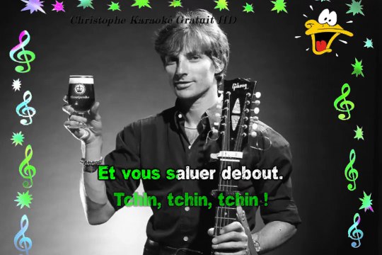 Hugues Aufray - Tchin tchin KARAOKE / INSTRUMENTAL