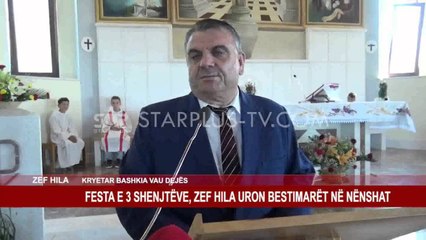 FESTA E 3 SHENJTËVE, ZEF HILA URON BESTIMARËT NË NËNSHAT