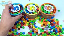 Copas de Helado de Apilamiento de los Dulces M&M Bolera Sorpresa Juguetes de Toy Story Colección para Niños
