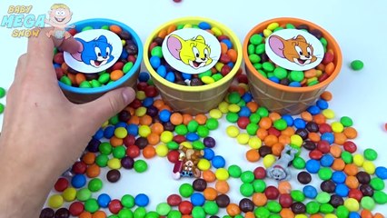 Copas de Helado de Apilamiento de los Dulces M&M Bolera Sorpresa Juguetes de Toy Story Colección para Niños