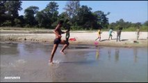 Amazing stuntss in river of jungle | Nice clip | Nice video | Must watch | HD