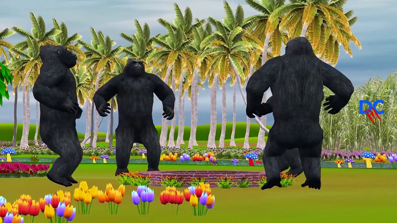 KIng kong Cartoons If You Are Happy And You Know It And Twinkle Twinkle Little Star Nursery Rhymes