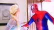 Frozen Elsa vs Joker Vs Spiderman - Joker Goes in Jail - Fun Superhero movie In Real life