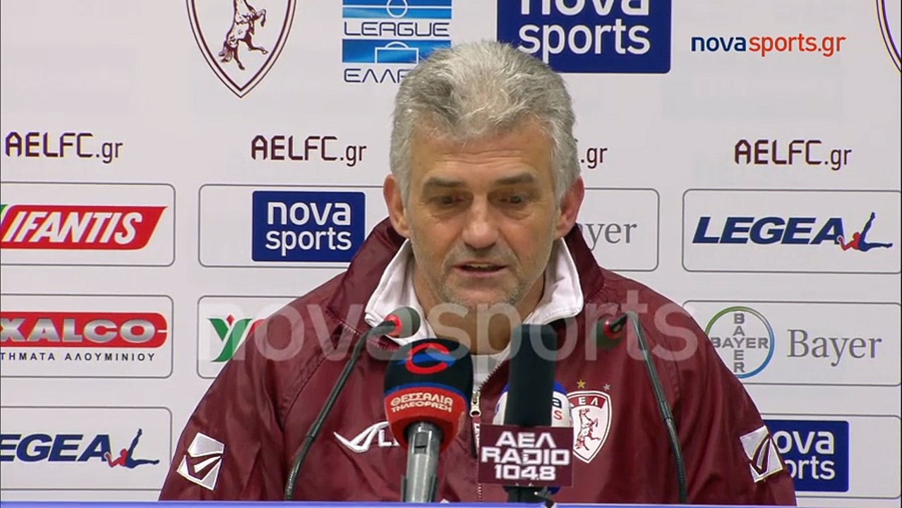 21η ΑΕΛ-Λεβαδειακός 2-1 2016-17  Η συνέντευξη Τύπου - (Novasports)