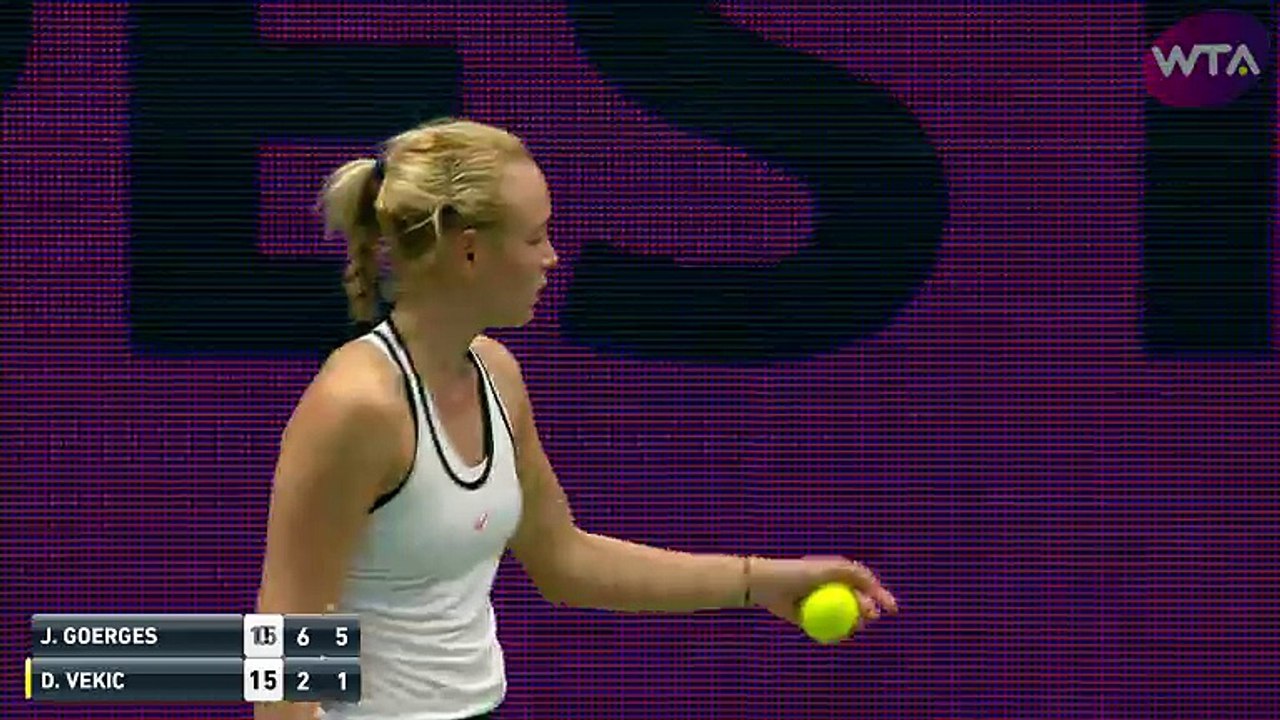 Budapest 2017 Goerges v Vekic