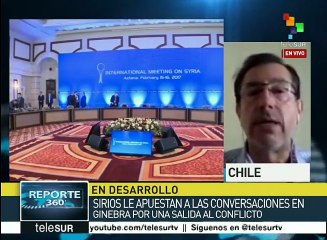 Holzman: Solución a conflicto sirio no asegura la paz en Medio Oriente