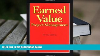 Popular Book  Earned Value Project Management, Second Edition  For Online