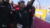 Vendée Globe : La Mie Câline célèbre son skipper