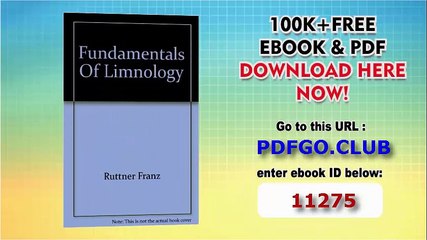 Fundamentals of Limnology