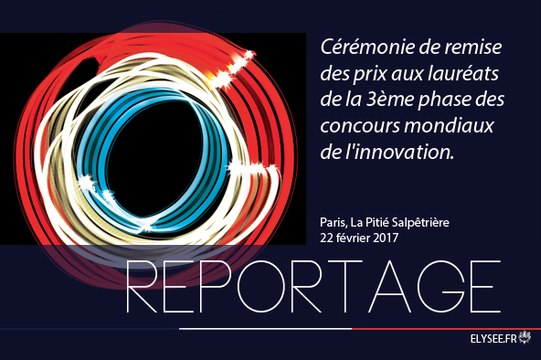 Reportage à la cérémonie de remise de prix aux lauréats de la 3e phase des concours mondiaux de l'innovation