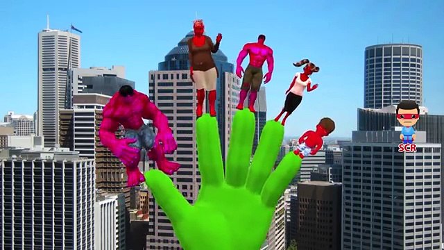 Hulk Finger Family | Johny Johny Yes Papa Nursery Rhymes | Wheels On The Bus Rhymes