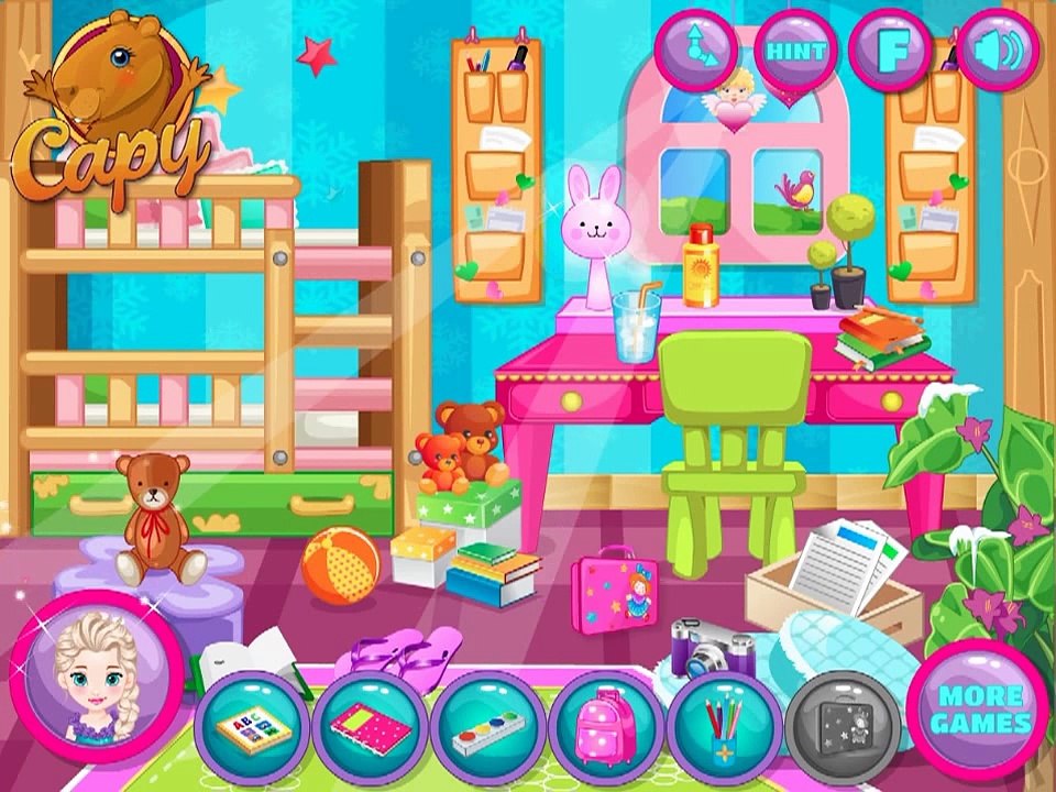 Bebé Elsa Va a la Escuela Congelados de la Princesa de Juegos para los Niños