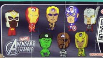 Avengers Assemble Superheroes Kinder Surprise Play Doh Captain America Iron Man Hulk Thor