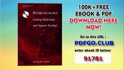 Hydro-ecology_ Linking Hydrology and Aquatic Ecology