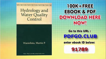 Hydrology and Water Quality Control