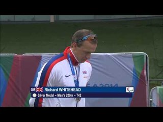 Men's 200m T42 | Victory Ceremony | 2014 IPC Athletics European Championships Swansea