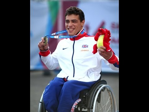 Men's 200m T53 | Victory Ceremony | 2014 IPC Athletics European Championships Swansea
