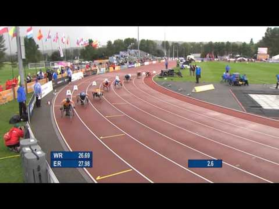 Men's 200m T34 | final | 2014 IPC Athletics Eur...