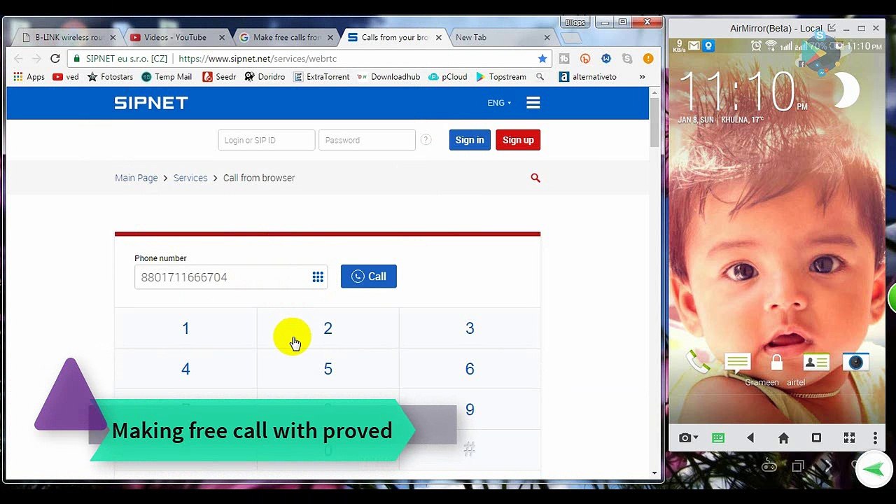 How to make free call