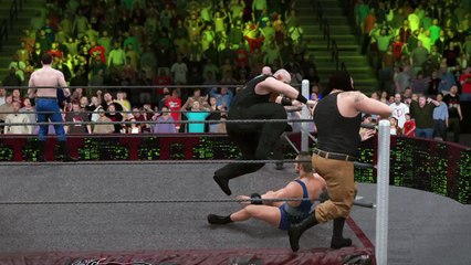 WWE 2K17 the vaudevillains v the wyatt family