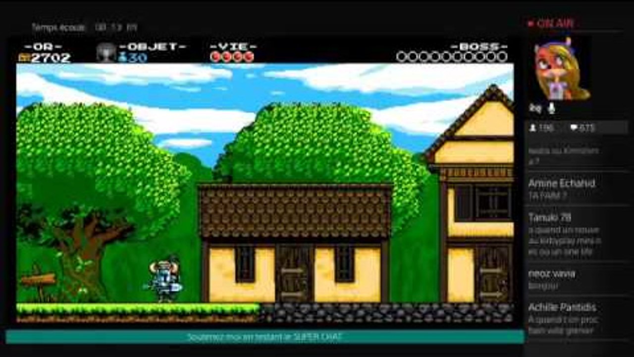 SPEEDRUN En DIRECT sur Shovel Knight