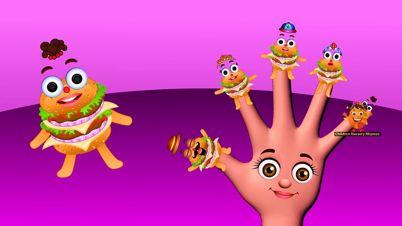 Esqueleto De La Hamburguesa Y De Dinosaurios Dedo De La Familia | Niños Canciones Infantiles | Dinosaurios De Colores Learnin