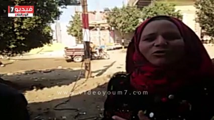 بالفيديو.. هبوط أرضى فى خط صرف يغرق قرية بالكامل فى بنى سويف