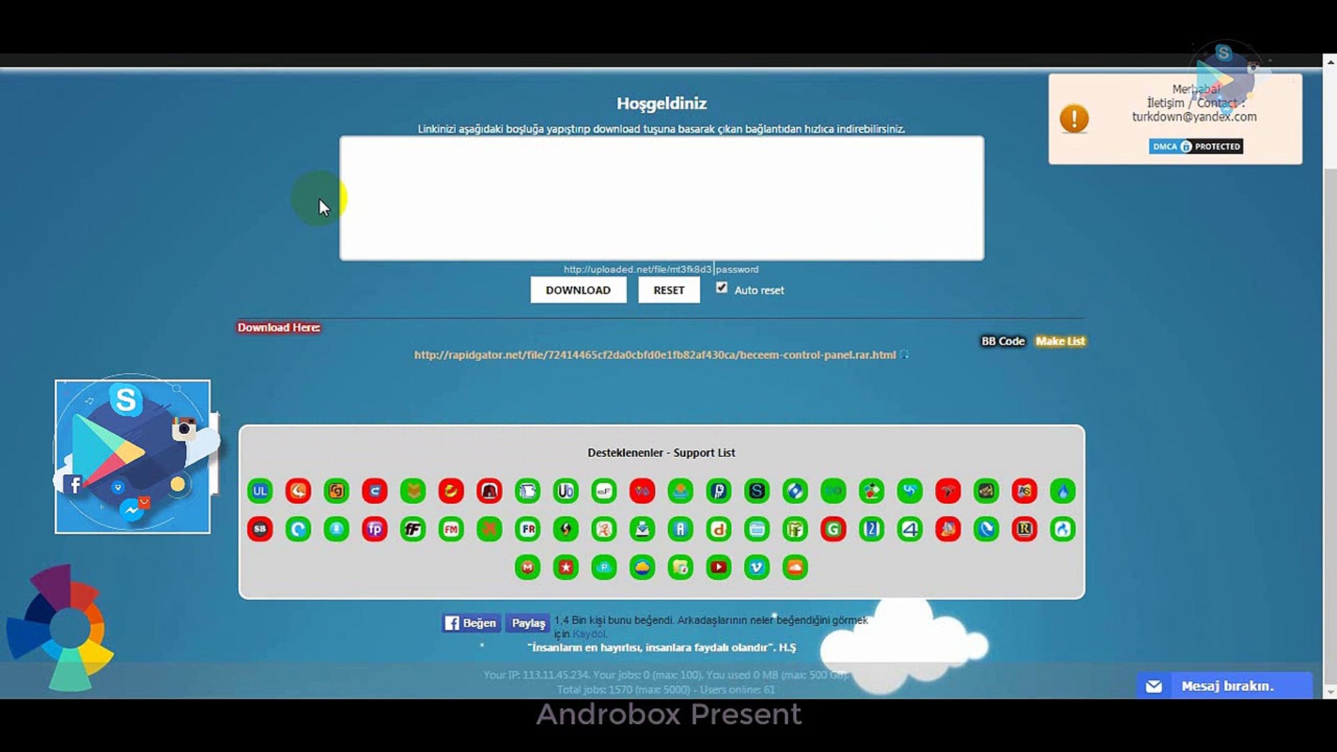 ⁣How to direct download rapigator files with idm
