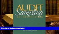 Popular Book  Audit Sampling: An Introduction to Statistical Sampling in Auditing  For Full