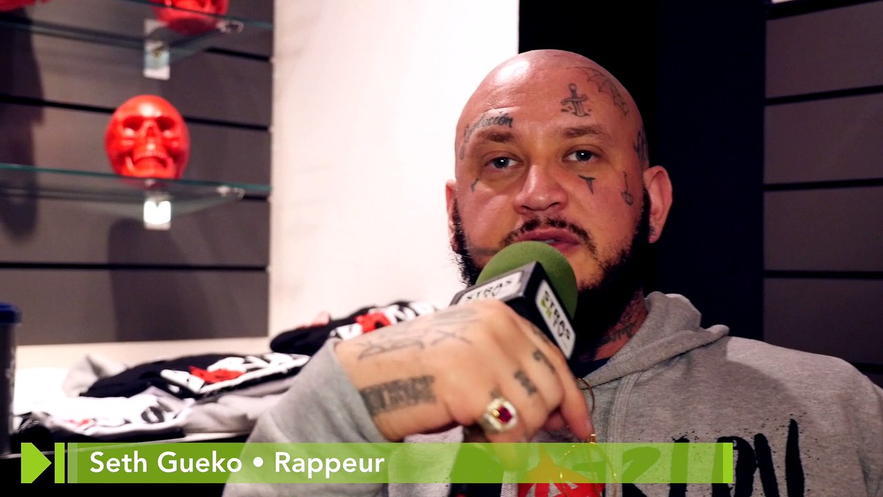 Le rappeur Seth Gueko en visite à Strasbourg