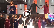 Cast of Upcoming Movie Mehrunisa V Lub U Walked on The ramp At FPW2017