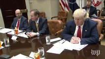 Trump promises spending cuts in White House budget meeting