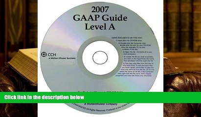 Best Ebook  GAAP Guide Level A (Standalone CD) (Miller)  For Trial