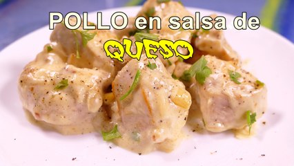 PECHUGAS DE POLLO EN SALSA DE QUESO - recetas de cocina faciles rapidas y economicas de hacer