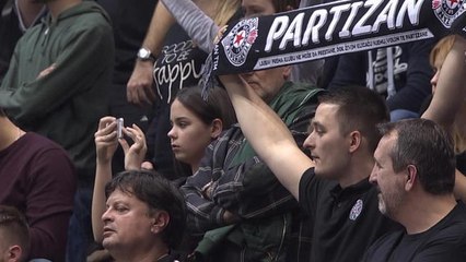 Basket Champions League - Les supporterus du Partizan Belgrade mettent le feu !