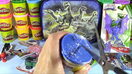 Jurassic World Sorpresa De La Lonchera! Ciego Bolsas De Píos Playskool Heroes Ugglys Shopkins! El Ju