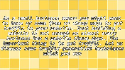 Different Ways To Get Traffic To Your Website
