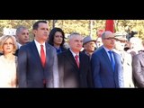 Report TV - 72-vjetori i Çlirimit të Tiranës, Meta e Veliaj homazhe tek 'Ushtari i Panjohur'