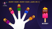 Mega Gummy Bear Cómo Hacer Helado Dedo de la Familia de canciones infantiles para que los niños los Juguetes de la Diversión