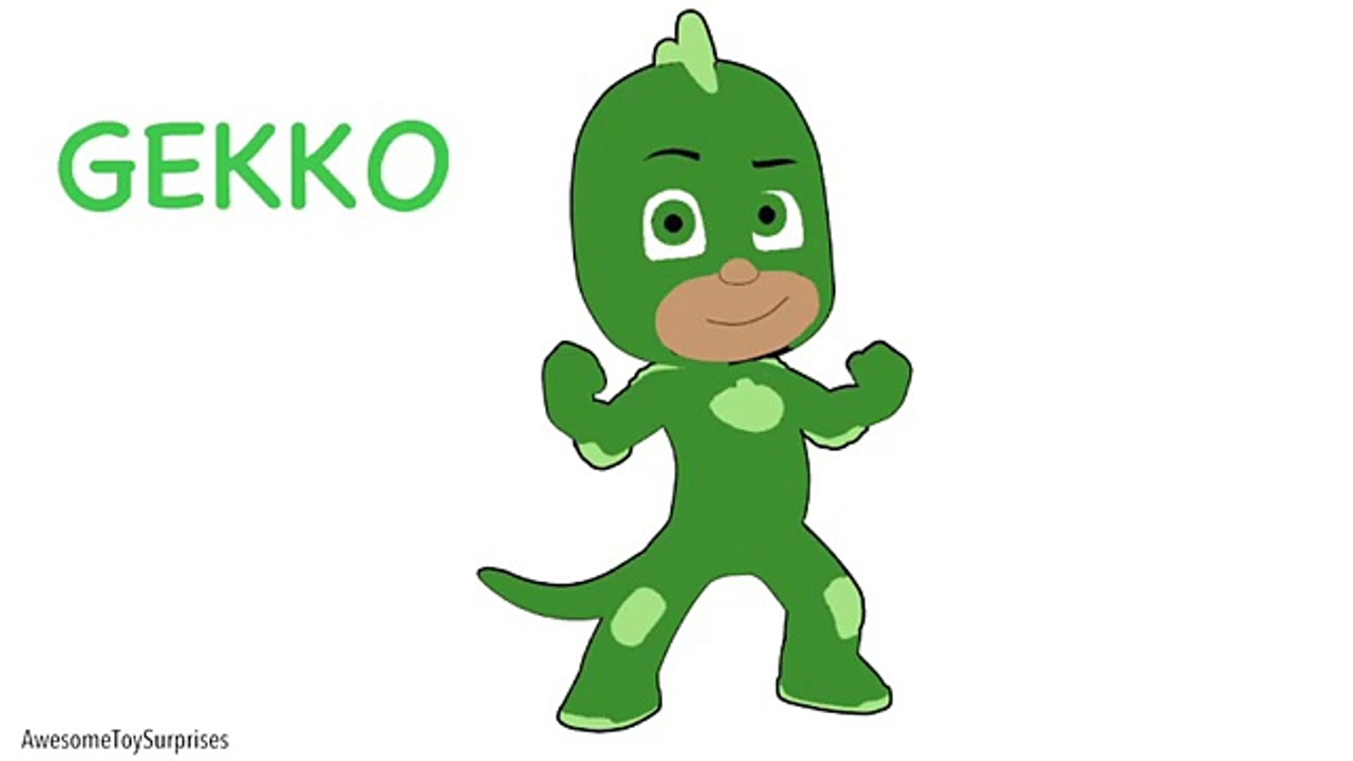 Pj Masks Gekko Catboy Animated Coloring Pages Fun Coloring Activity For Kids Toddlers Children Video Dailymotion