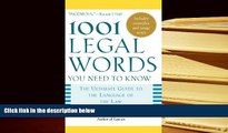 PDF [FREE] DOWNLOAD  1001 Legal Words You Need to Know (1001 Words You Need to Know) READ ONLINE