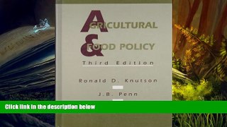 Popular Book  Agricultural and Food Policy  For Online