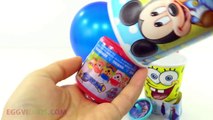 Mickey Mouse Spider Man SpongeBob Surprise Cups Peppa Pig Blind Bag Disney Frozen Egg Paw