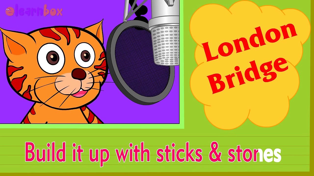London Bridge Is Falling Down | Nursery Rhymes with Full Lyrics | Popular Baby Songs