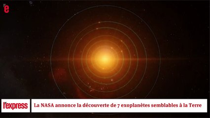 La Nasa annonce la découverte inédite de 7 exoplanètes de la taille de la Terre