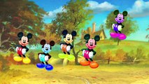 Mickey Mouse crying playing with cat toys finger family nursery rhymes for kids | Toys Fun