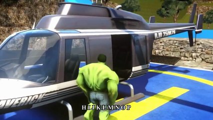 Spiderman Kids Songs ♪ Now I know my ABC ♪ Green, Orange and Pink For The Incredible